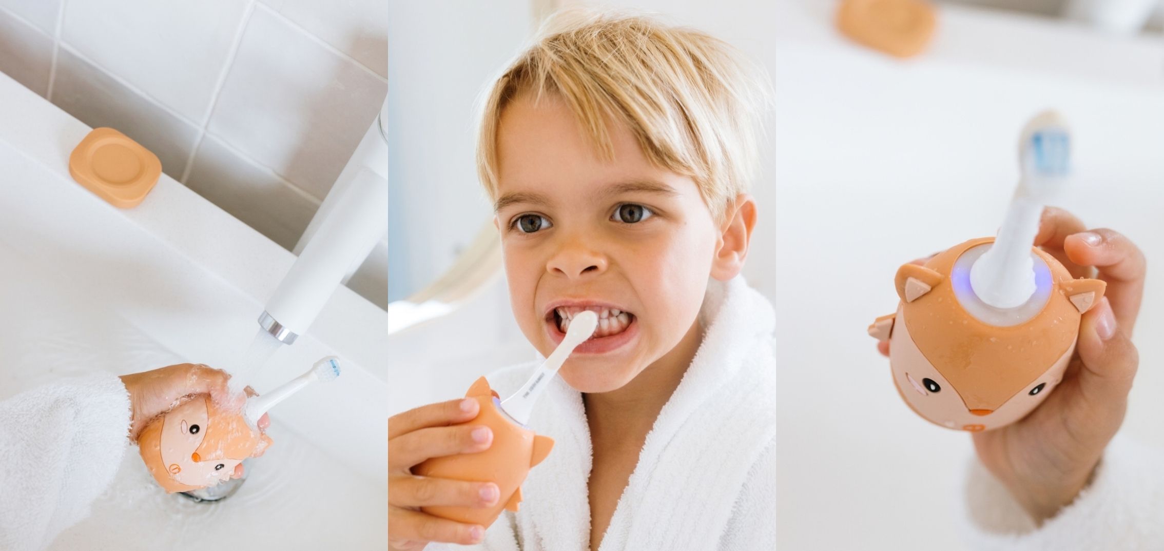 Dětský sonický elektrický kartáček Zoo Toothbrush Fox
